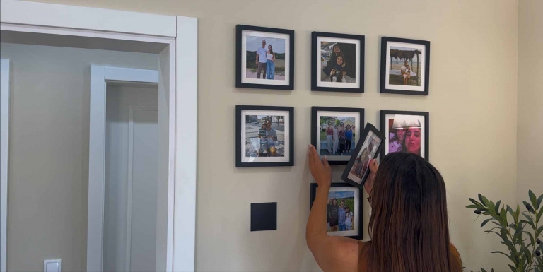 Como criar uma galeria de 9 quadros na parede